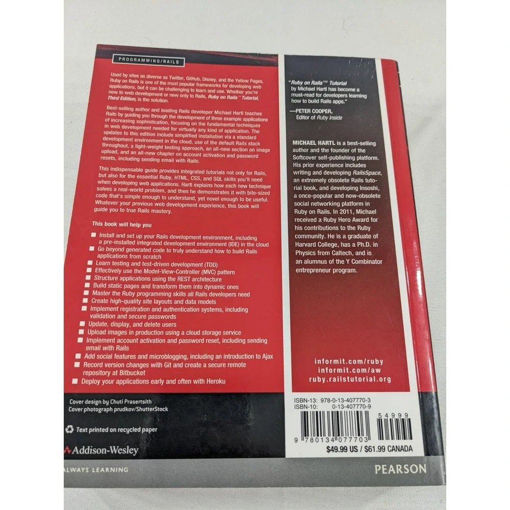 Ruby‎ on Rails Tutorial 3Rd Edition